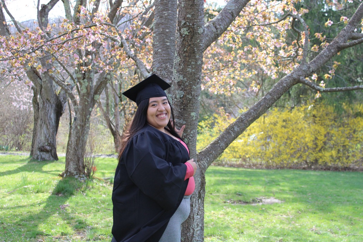Graduate portrait session