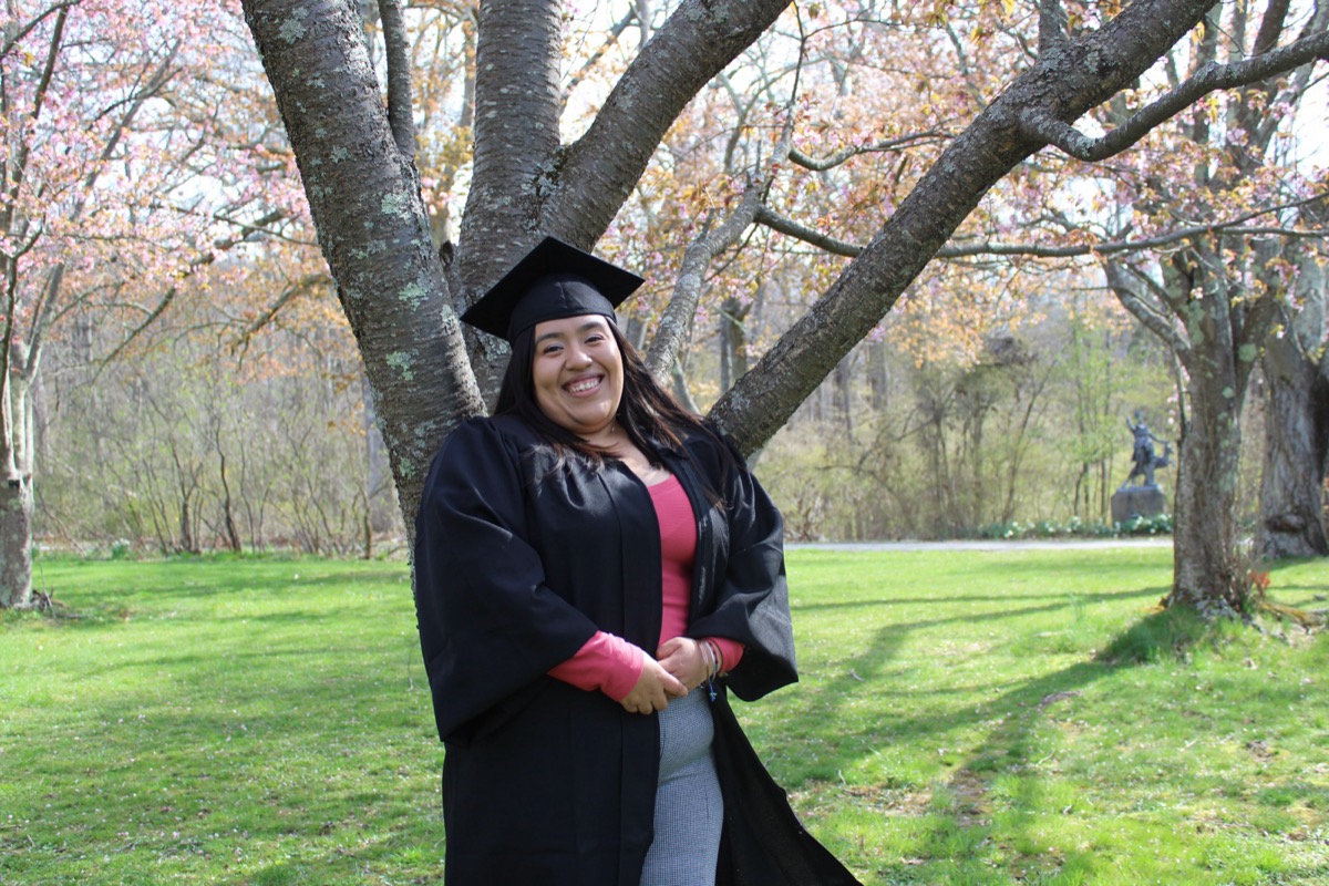 Graduate portrait session
