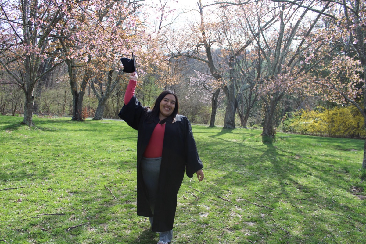 Graduate portrait session