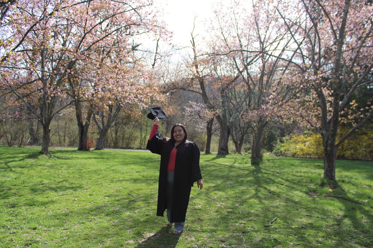 Graduate portrait session