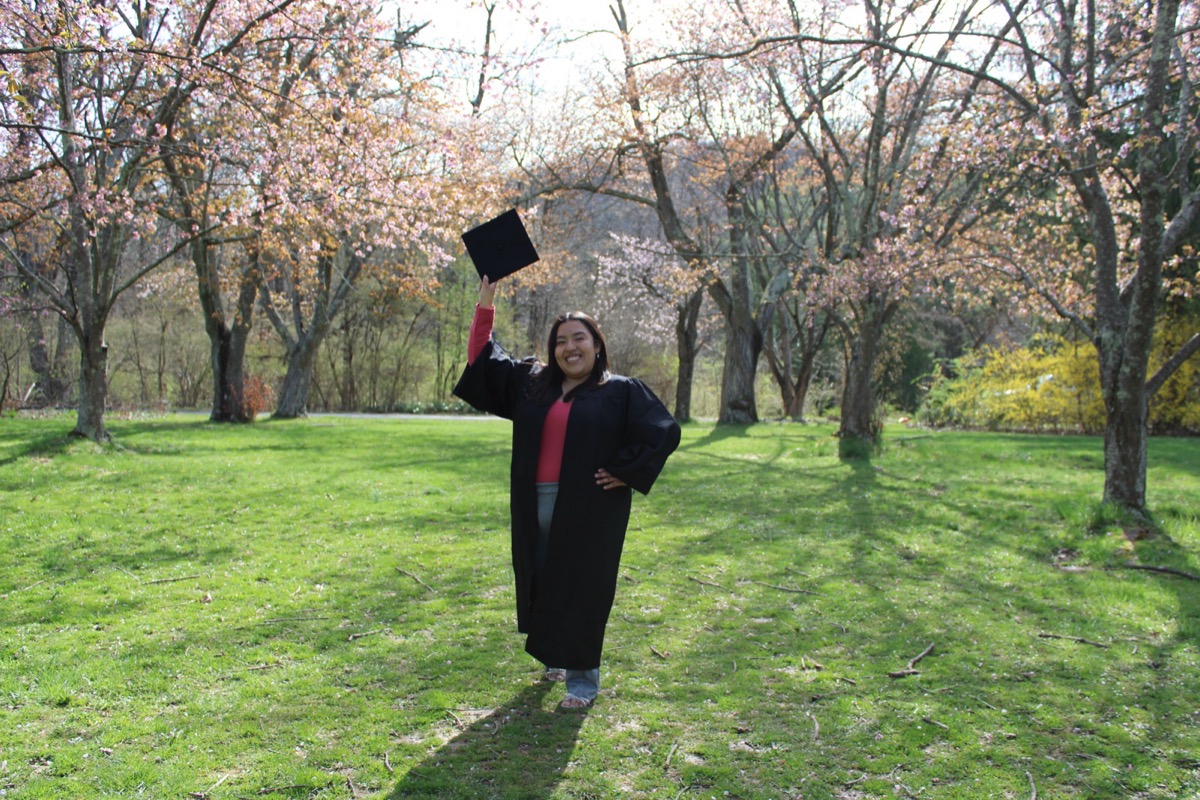 Graduate portrait session