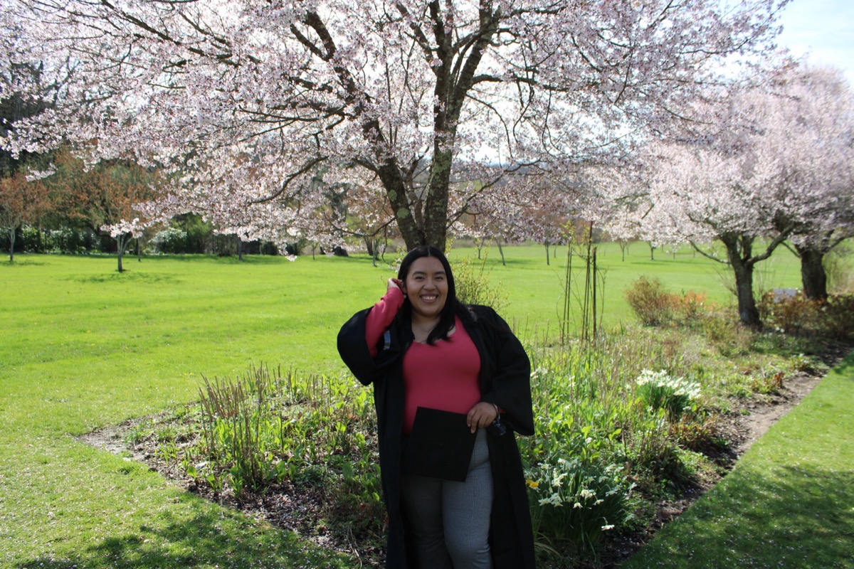 Graduate portrait session