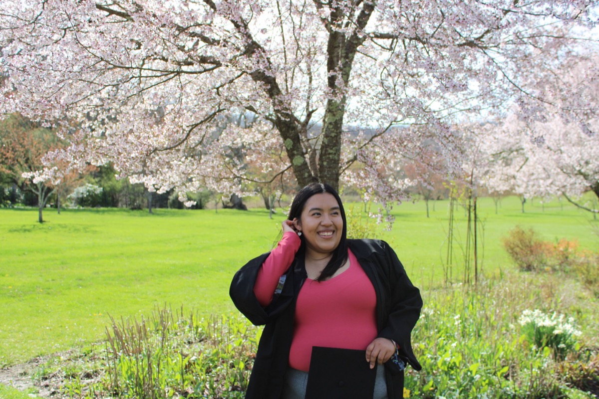 Graduate portrait session