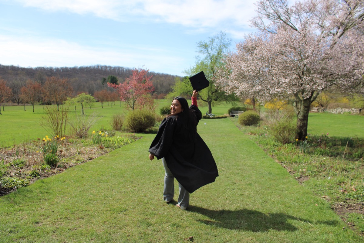 Graduate portrait session