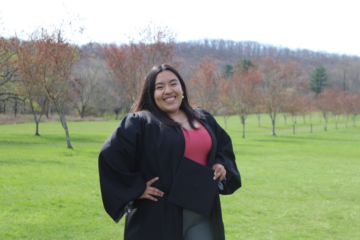 Graduate portrait session