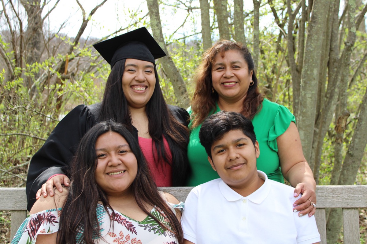 Graduate portrait session