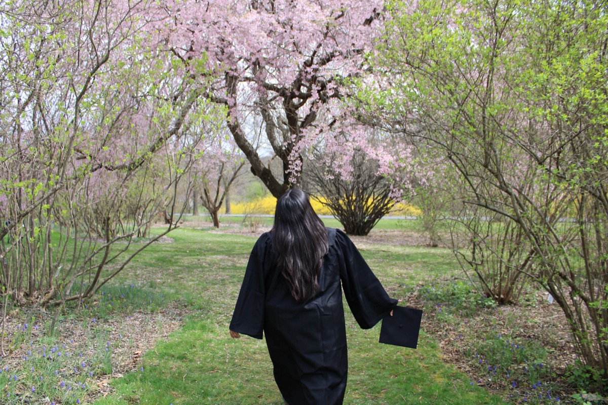 Graduate portrait session