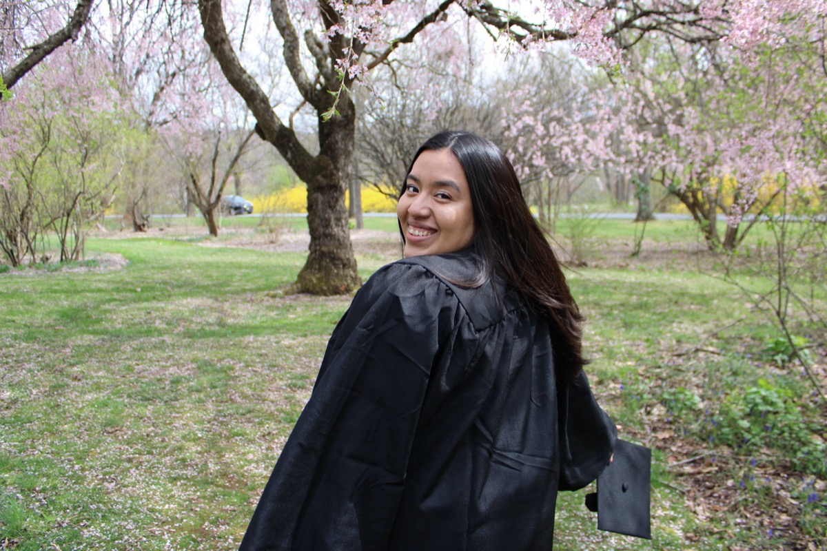 Graduate portrait session