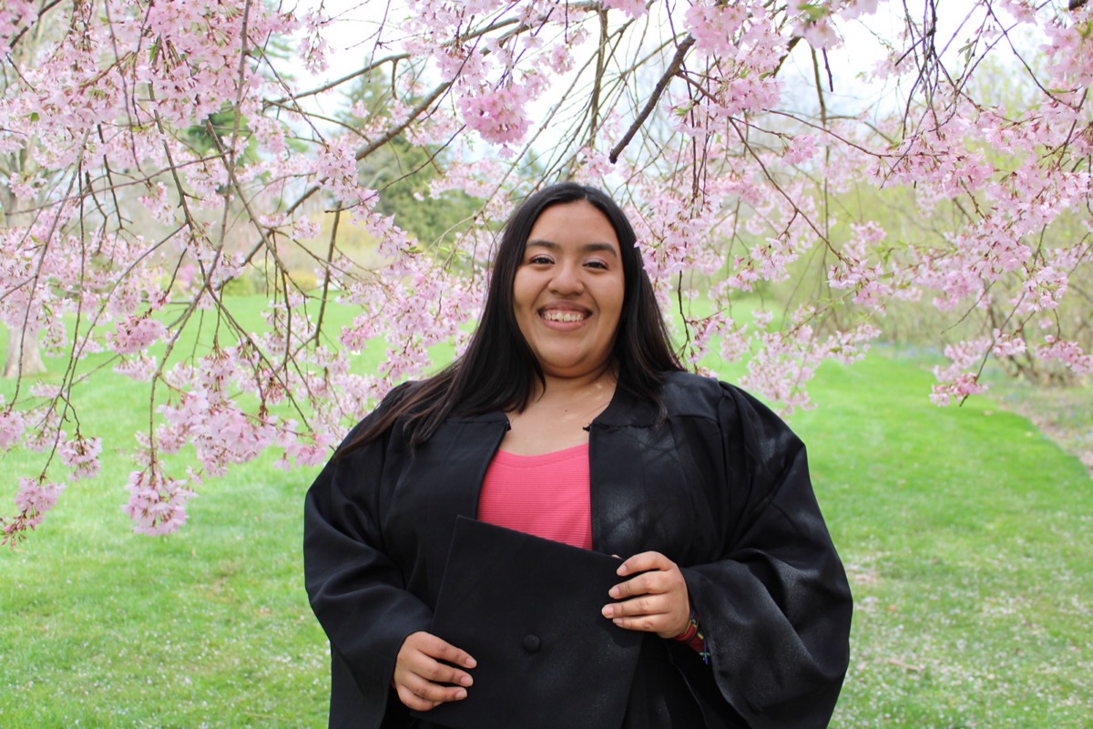 Graduate portrait session