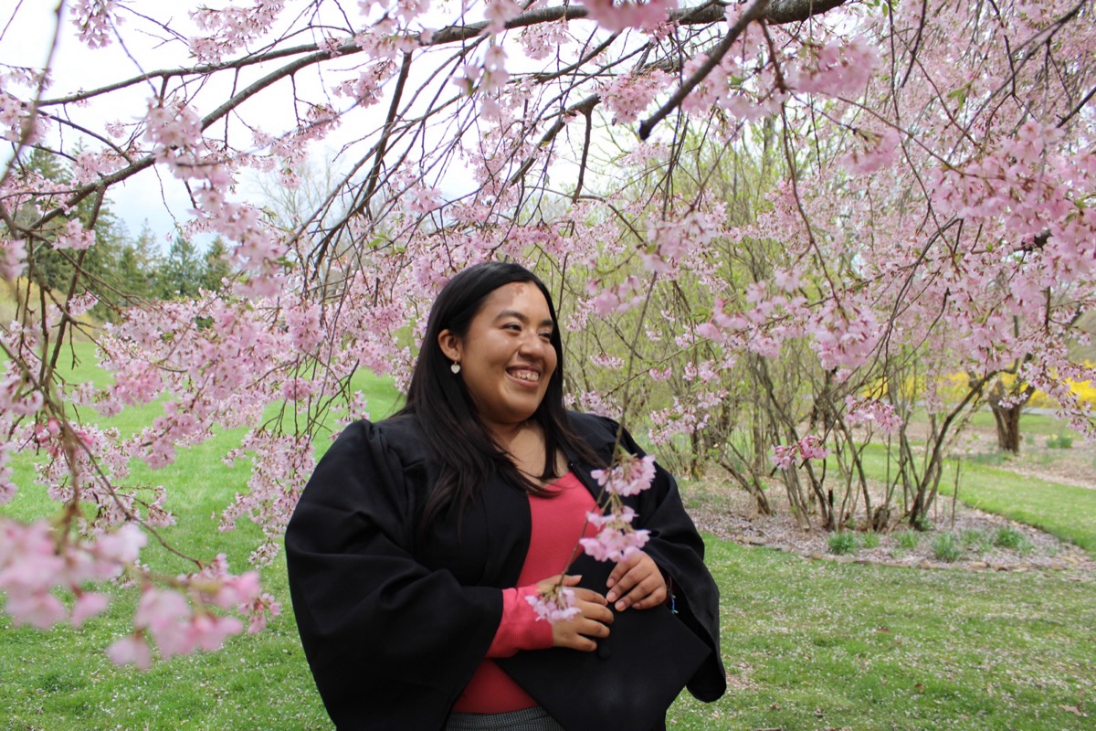 Graduate portrait session