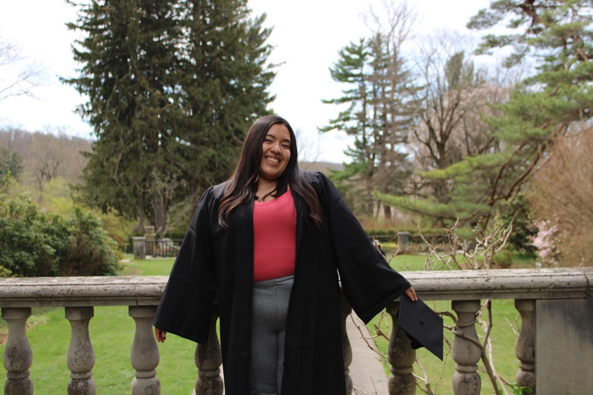 Graduate portrait session