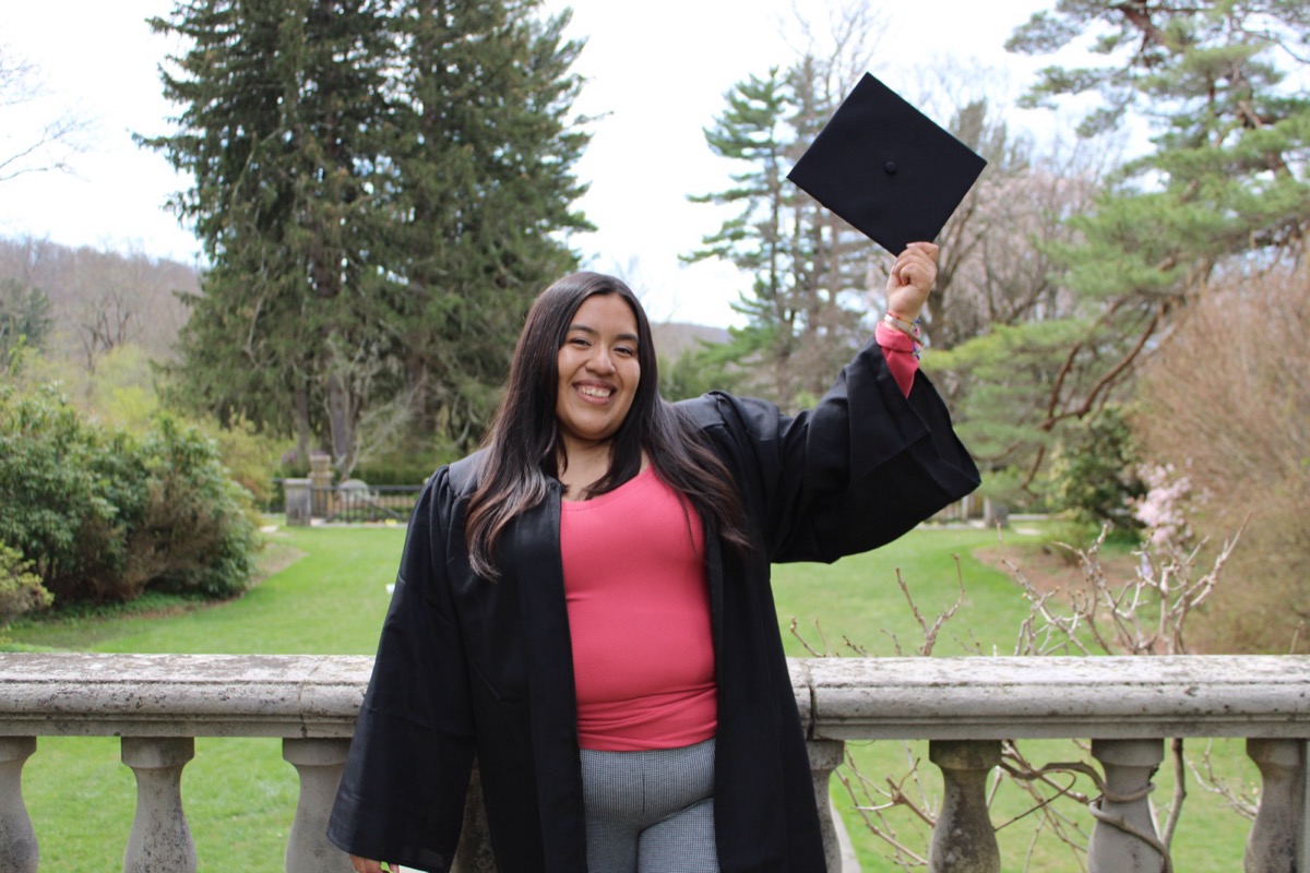 Graduate portrait session