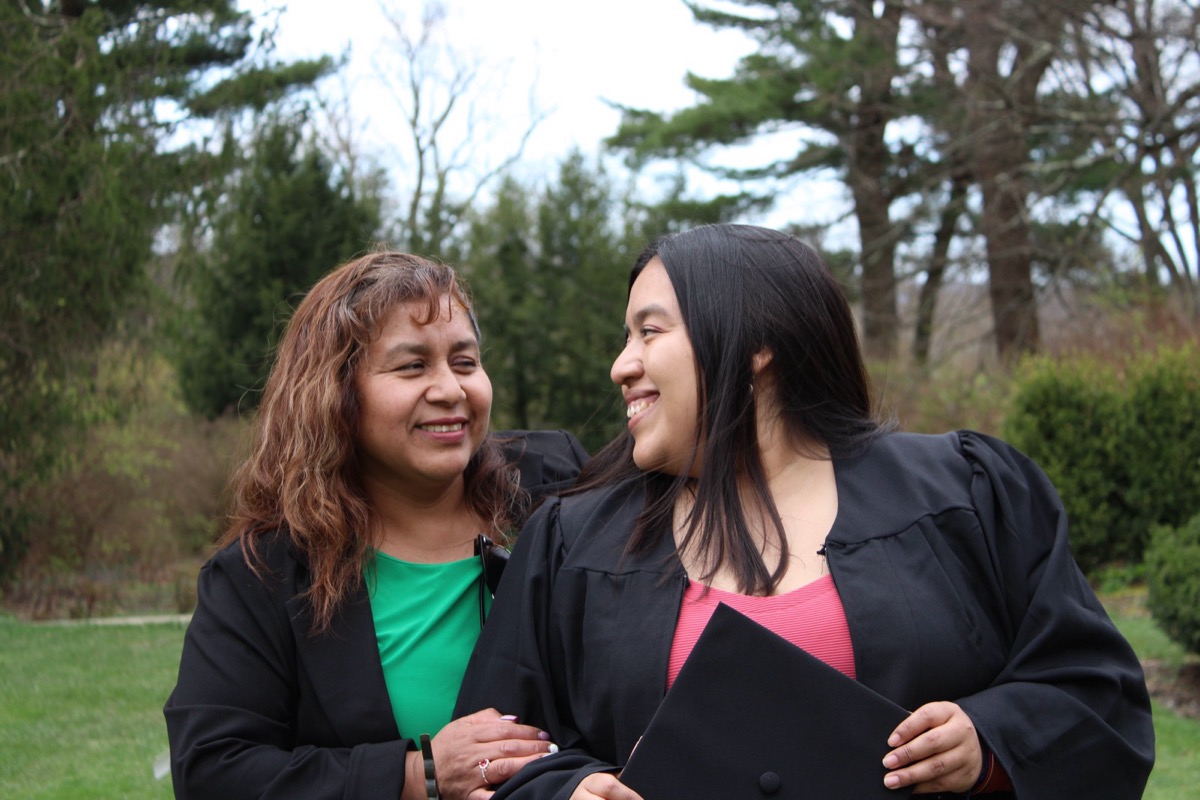 Graduate portrait session