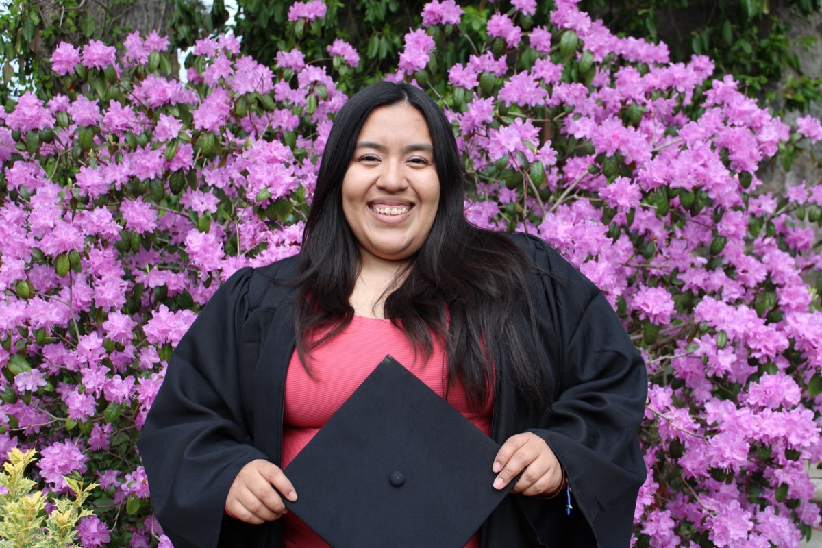 Graduate portrait session