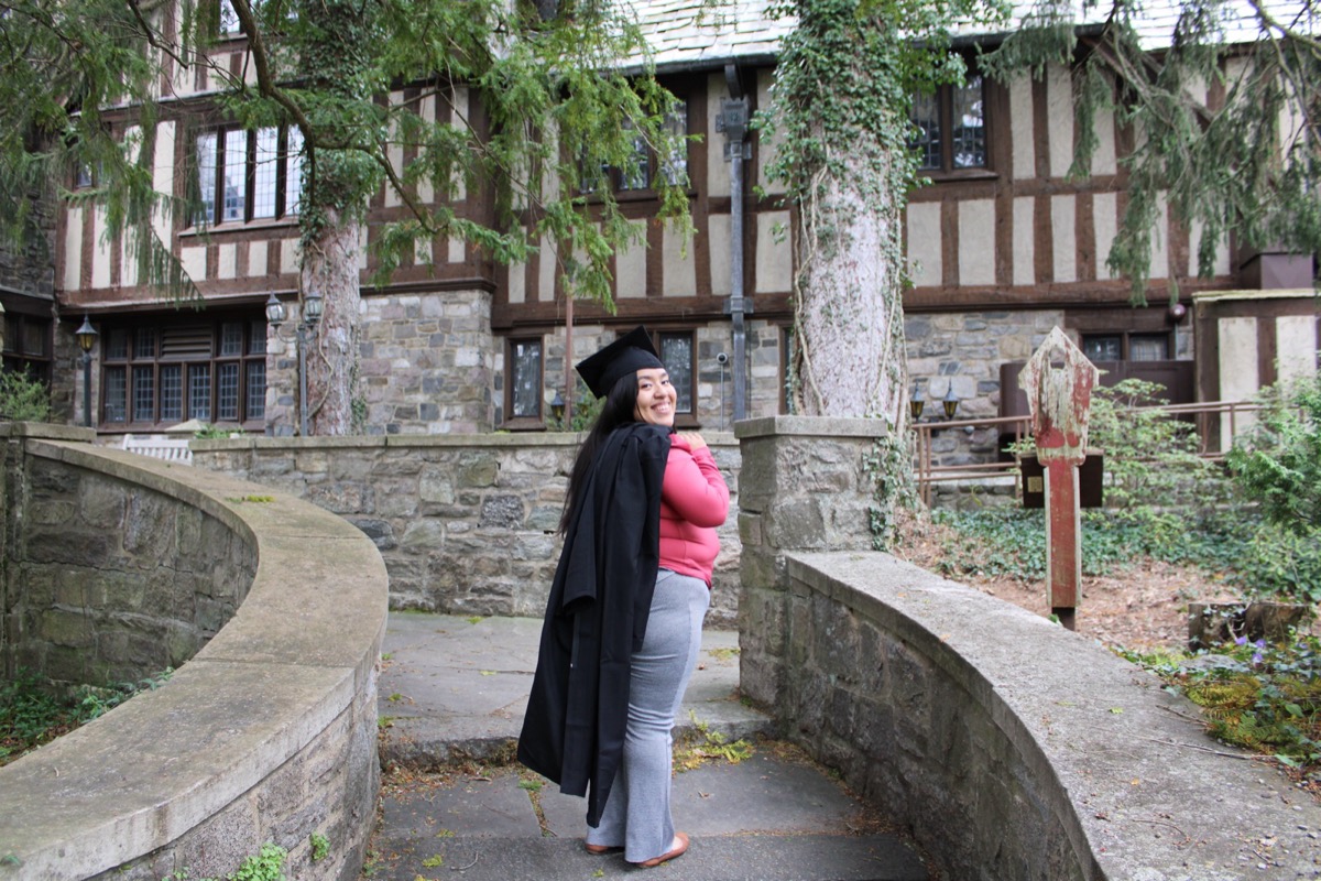 Graduate portrait session