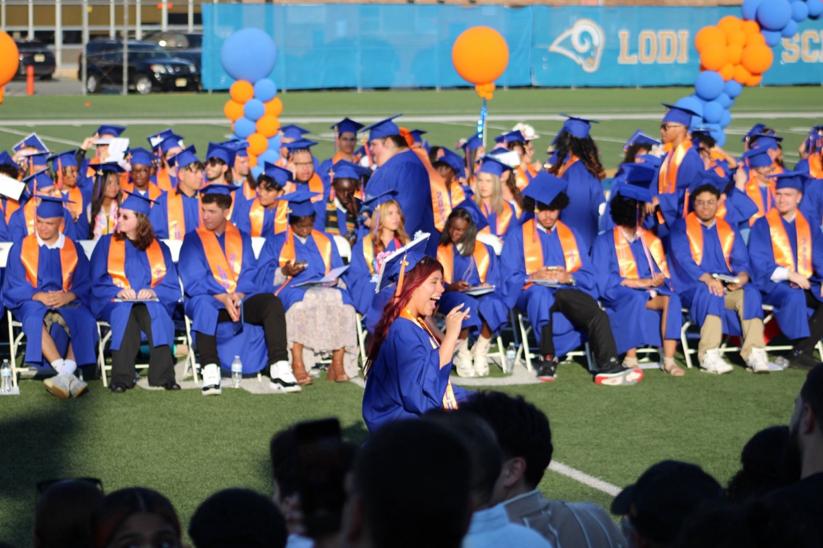 Graduate portrait session