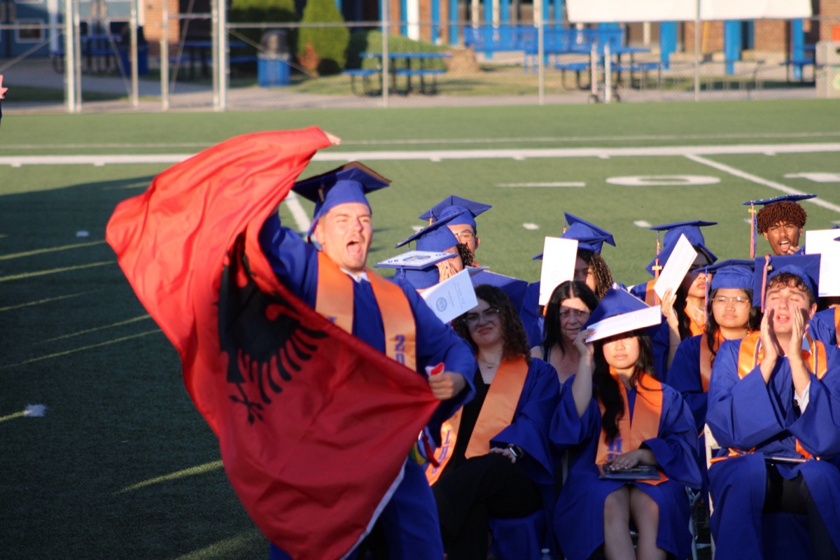 Graduate portrait session