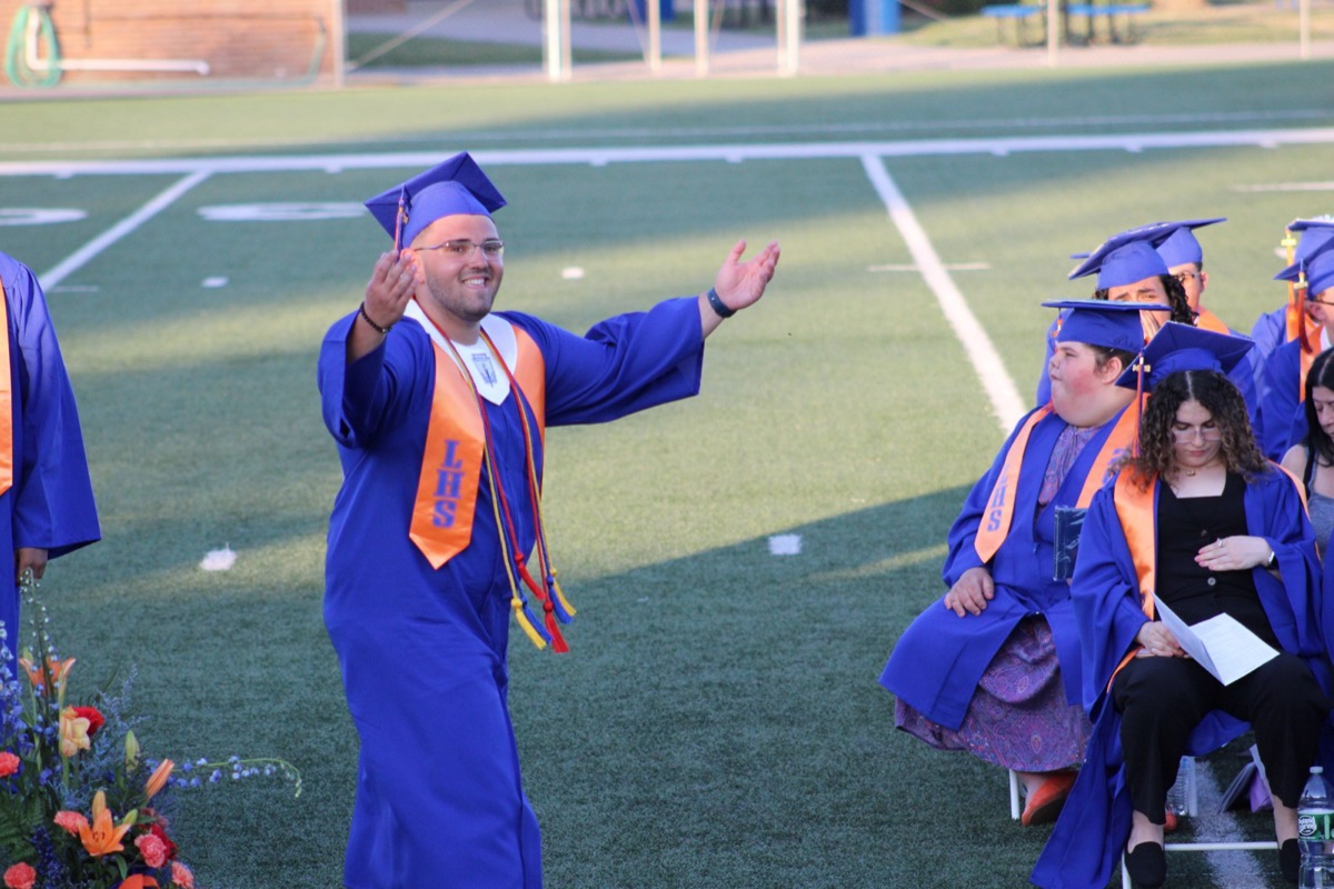 Graduate portrait session